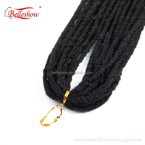 Hot sell  Synthetic  Hair Braid dreadlocks extensions for black hair afro kinky hair extensions Crochet Afro Kinky Dreadlocks